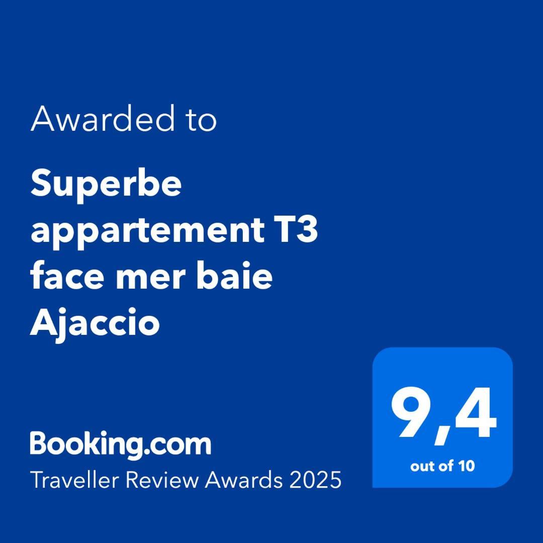 Superbe appartement T3 face mer baie Ajaccio Pietrosella Exterior foto
